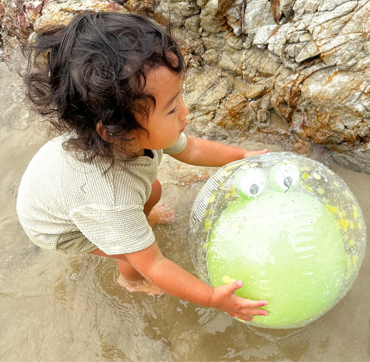 3D Inflatable Beach Ball | Cookie The Croc | Light Khaki