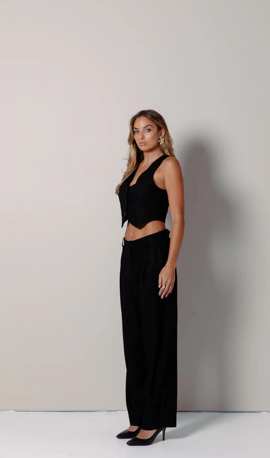 Brooklyn Tailored Pant | Black