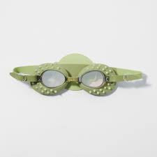 Cookie the Croc Swim Goggles | Khaki