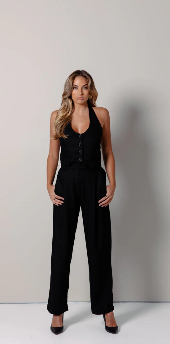 Brooklyn Tailored Pant | Black