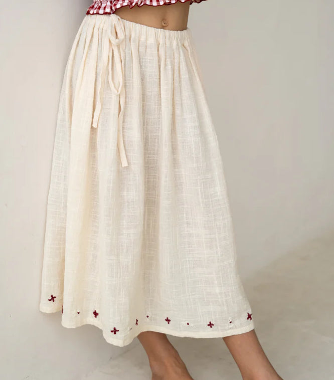 Posie Skirt-Natural