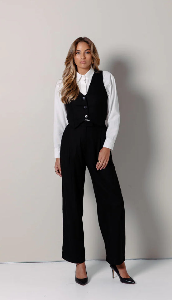 Brooklyn Tailored Pant | Black