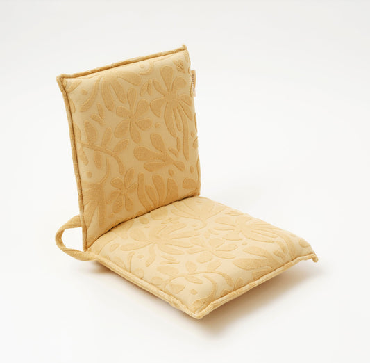 Luxe Folding Seat | Mango Bay Golden Mustard