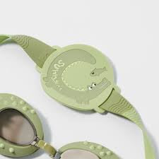 Cookie the Croc Swim Goggles | Khaki