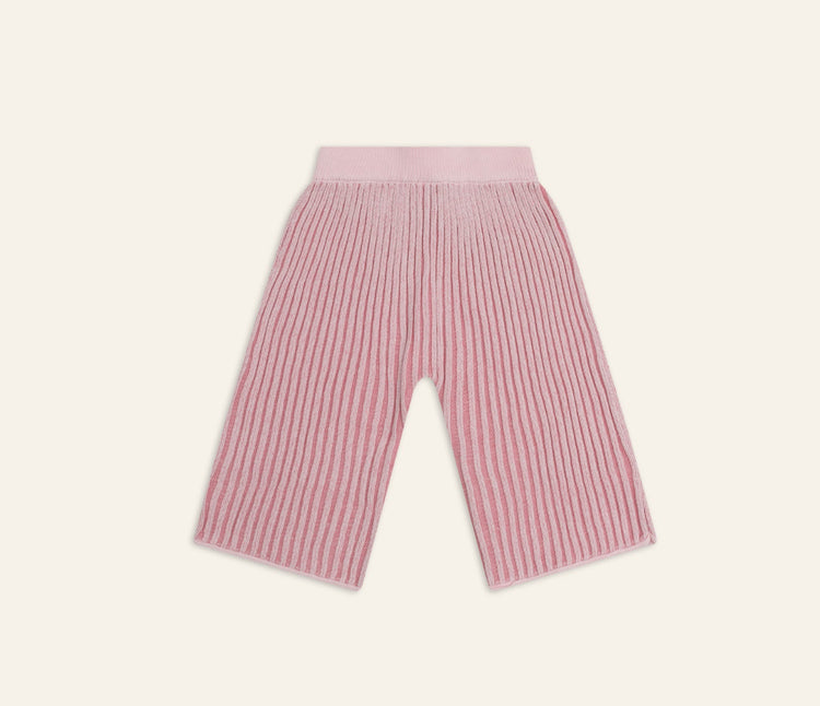 Essential knit Pants | Strawberry Stripe