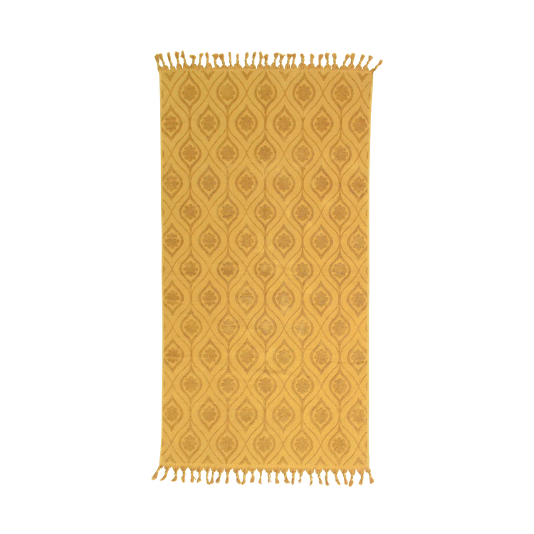 Daisy Beach Towel - Golden