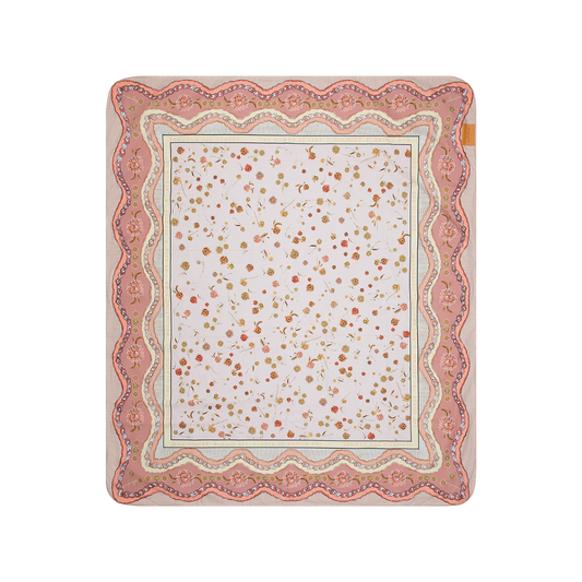 Dahlia Picnic Rug | Rose