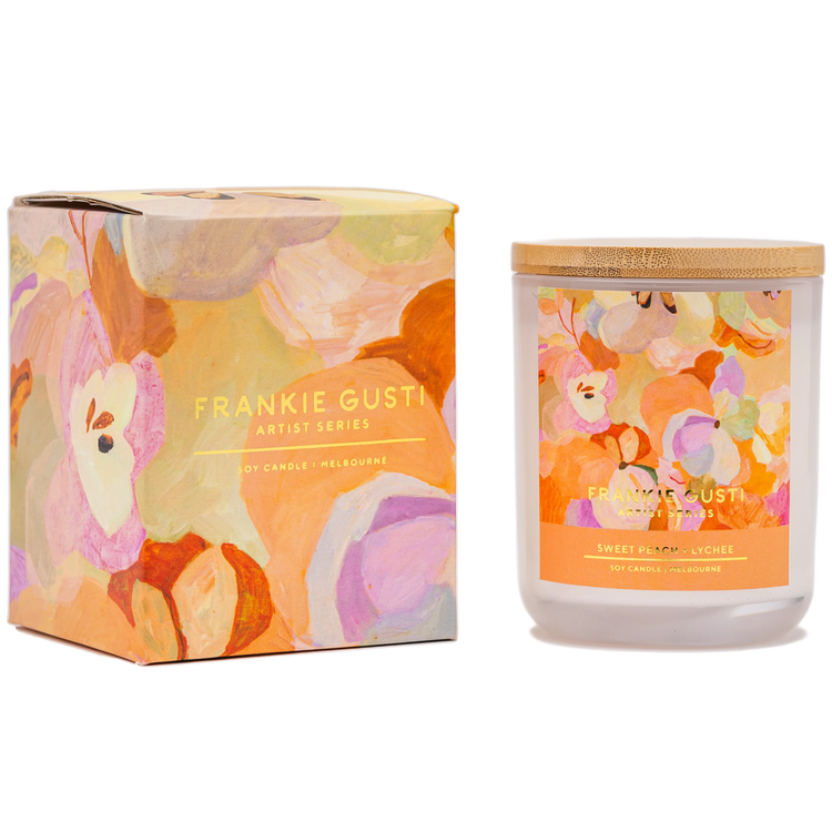 ARTIST SERIES CANDLE | SWEET PEACH + LYCHEE