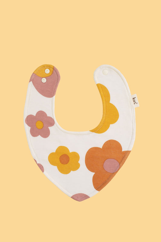 Bamboo Cotton Dribble Bib | Bloom