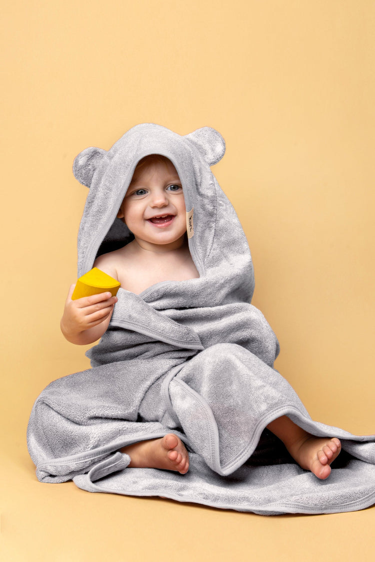 Hooded Towel | Dusty Blue