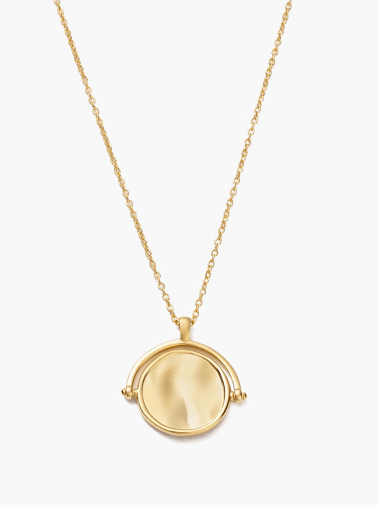 Fold Spinner Necklace | 18K Gold Vermeil