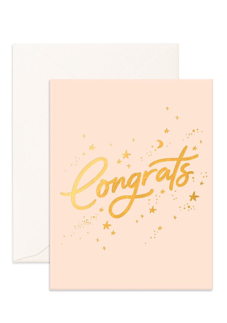 Congrats Stars Card